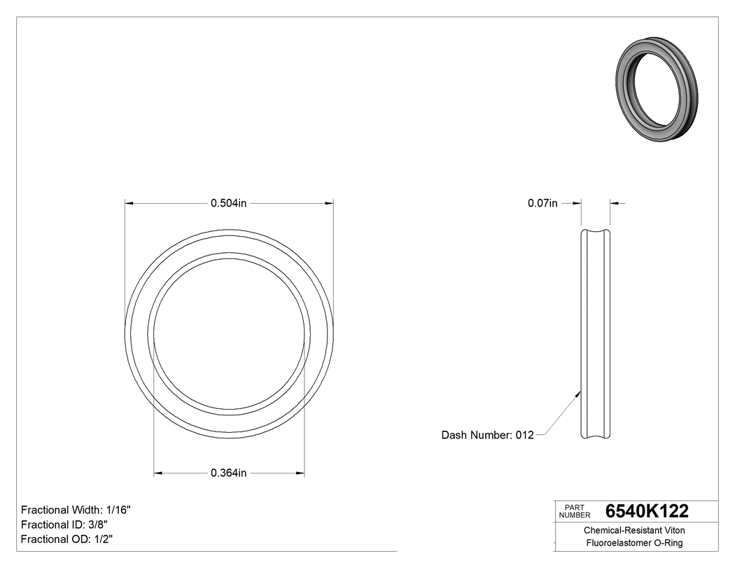 Technical drawing - 6540K122